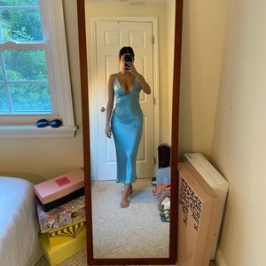 bec + bridge Light Blue Maxi Dress